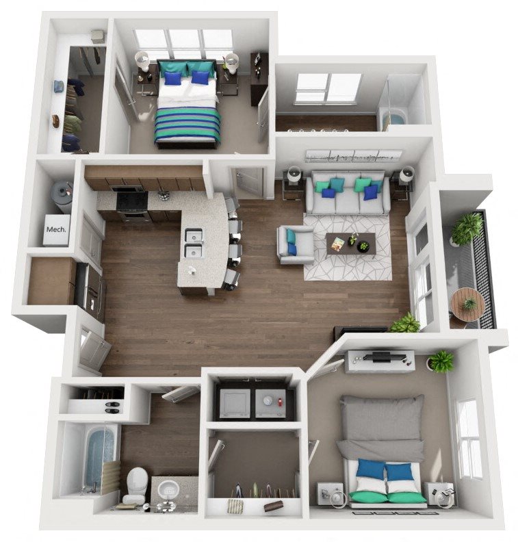 2B Floor Plan 16